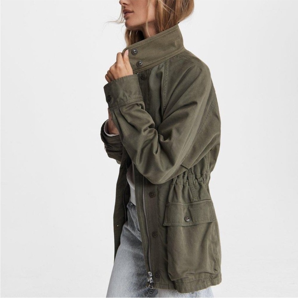 NWT Rag & Bone Mazie Military Cotton Jacket